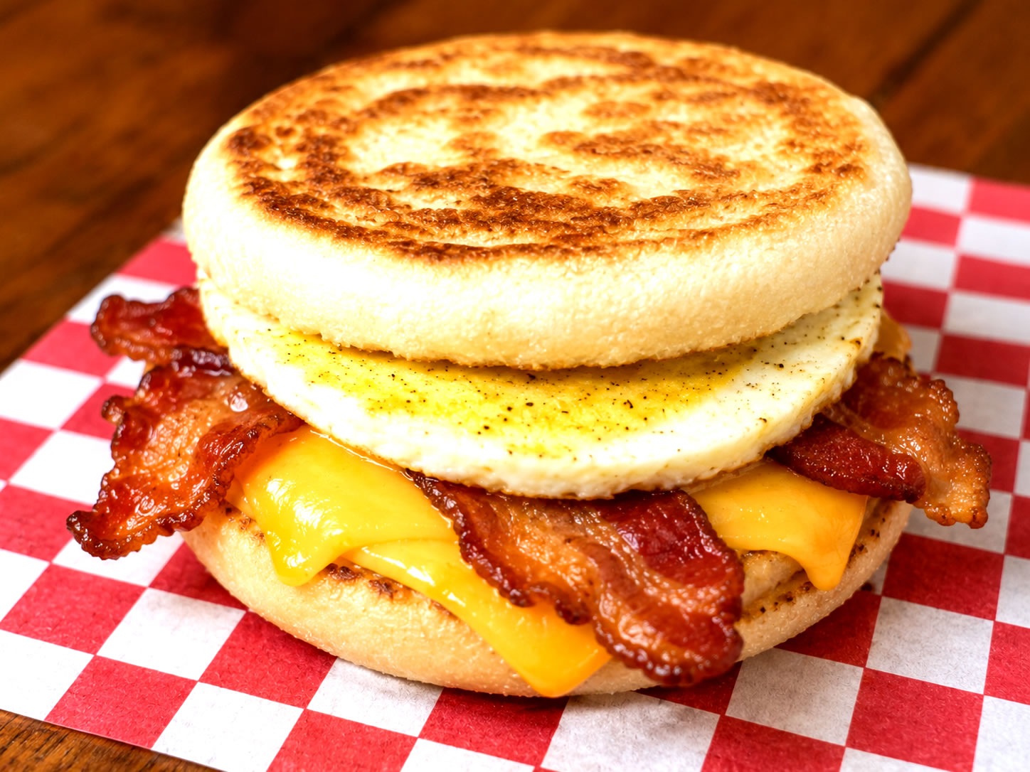 Maple Griddle Beef-Bacon Egg & Cheese